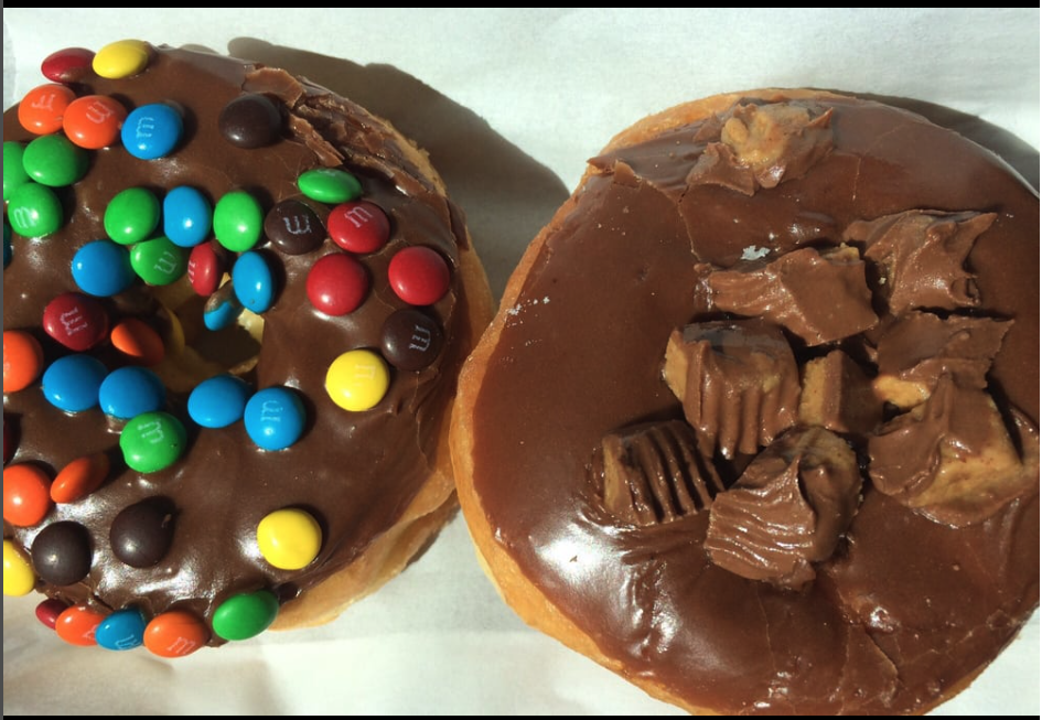 Assortment of Liv's donuts and pastries